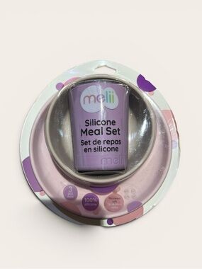 Purple Silicone Meal Set